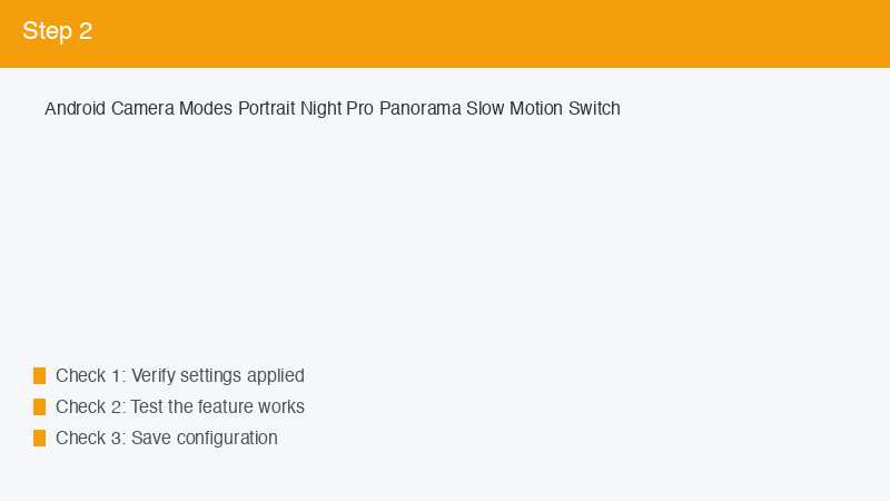 Android Camera Modes Portrait Night Pro Panorama Slow Motion Switch