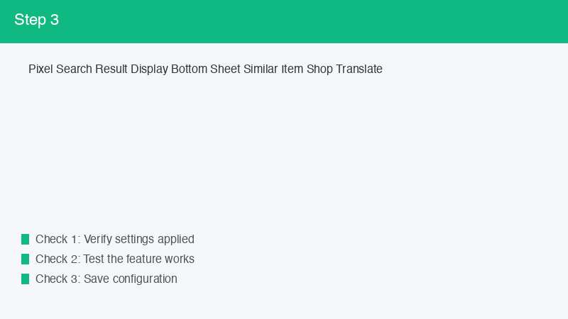 Pixel Search Result Display Bottom Sheet Similar Item Shop Translate