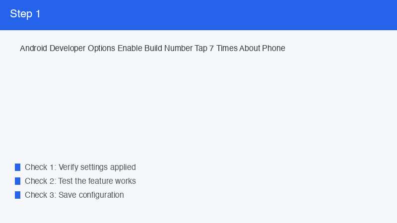 Android Developer Options Enable Build Number Tap 7 Times About Phone