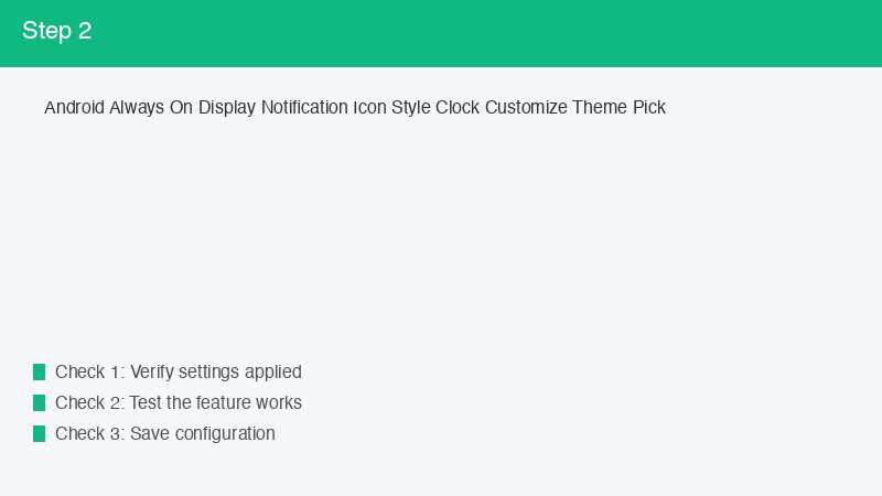Android Always On Display Notification Icon Style Clock Customize Theme Pick