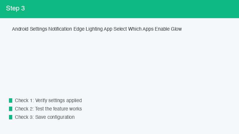 Android Settings Notification Edge Lighting App Select Which Apps Enable Glow
