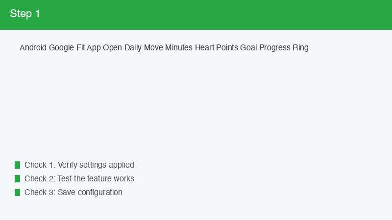 Android Google Fit App Open Daily Move Minutes Heart Points Goal Progress Ring