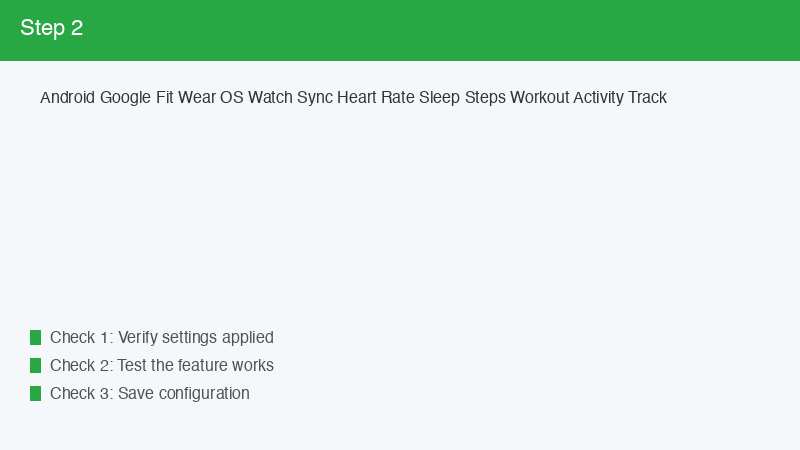 Android Google Fit Wear OS Watch Sync Heart Rate Sleep Steps Workout Activity Tr