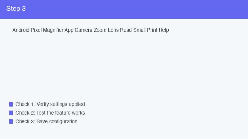 Android Pixel Magnifier App Camera Zoom Lens Read Small Print Help