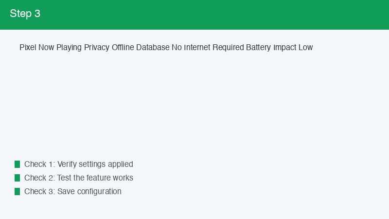 Pixel Now Playing Privacy Offline Database No Internet Required Battery Impact L
