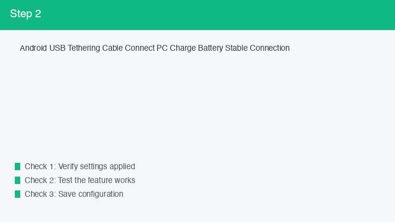 Android USB Tethering Cable Connect PC Charge Battery Stable Connection