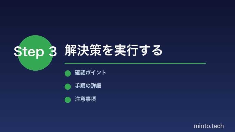 安全モード確認手順