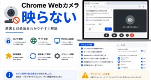 ChromeでWebカメラが映らない原因と対処法のアイキャッチ