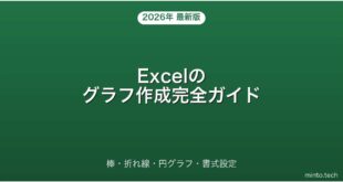 【2026年最新版】Excelのグラフ作成・種類・書式設定完全ガイド