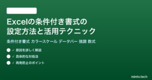【2026年最新版】Excelの条件付き書式の設定方法と活用テクニック完全ガイド