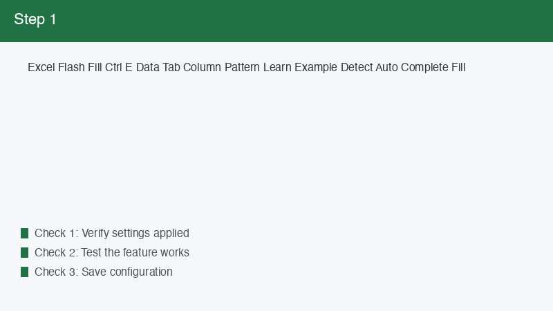 Excel Flash Fill Ctrl E Data Tab Column Pattern Learn Example Detect Auto Comple