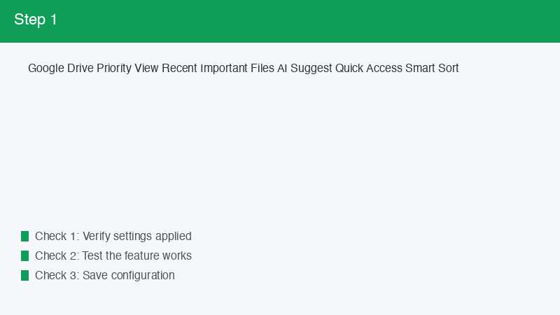 Google Drive Priority View Recent Important Files AI Suggest Quick Access Smart
