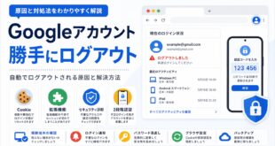 Googleアカウントが勝手にログアウトされる時の確認ポイント