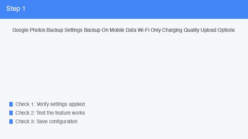 Google Photos Backup Settings Backup On Mobile Data Wi-Fi Only Charging Quality 