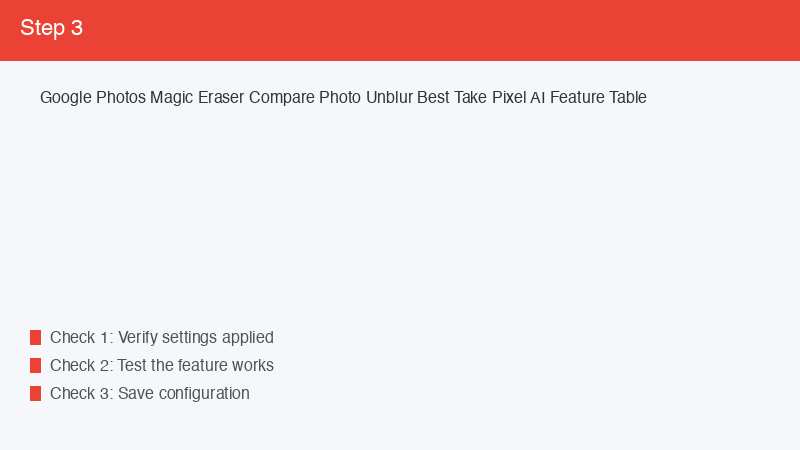 Google Photos Magic Eraser Compare Photo Unblur Best Take Pixel AI Feature Table
