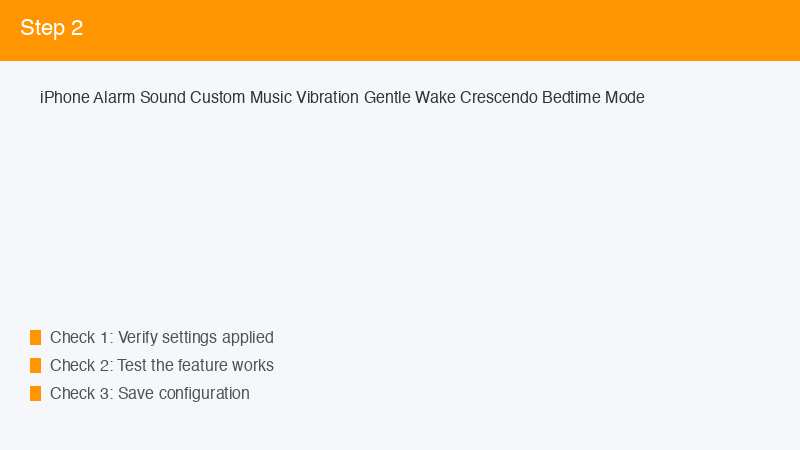 iPhone Alarm Sound Custom Music Vibration Gentle Wake Crescendo Bedtime Mode