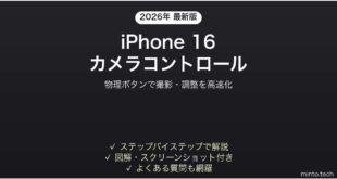 【2026年最新版】iPhone 16のカメラコントロールボタン完全活用ガイド
