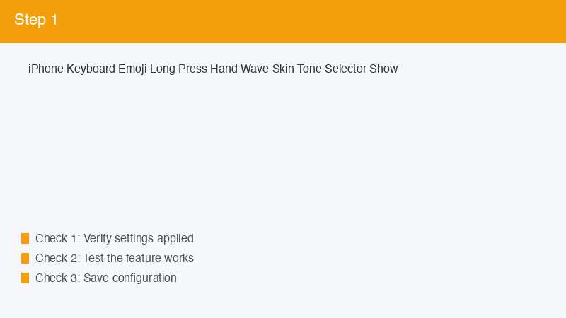 iPhone Keyboard Emoji Long Press Hand Wave Skin Tone Selector Show