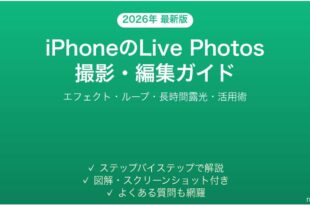 iPhoneのLive Photosライブフォト完全ガイド撮影編集活用