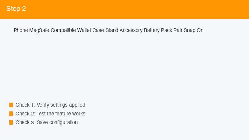 iPhone MagSafe Compatible Wallet Case Stand Accessory Battery Pack Pair Snap On