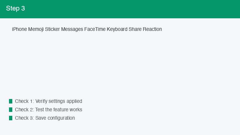 iPhone Memoji Sticker Messages FaceTime Keyboard Share Reaction