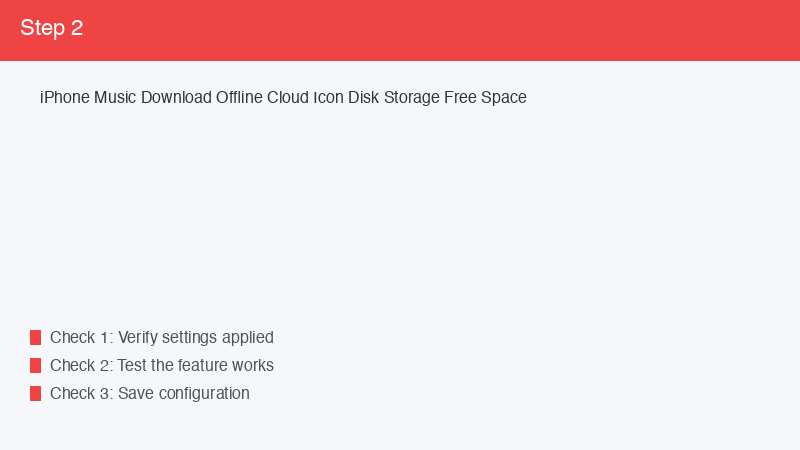 iPhone Music Download Offline Cloud Icon Disk Storage Free Space