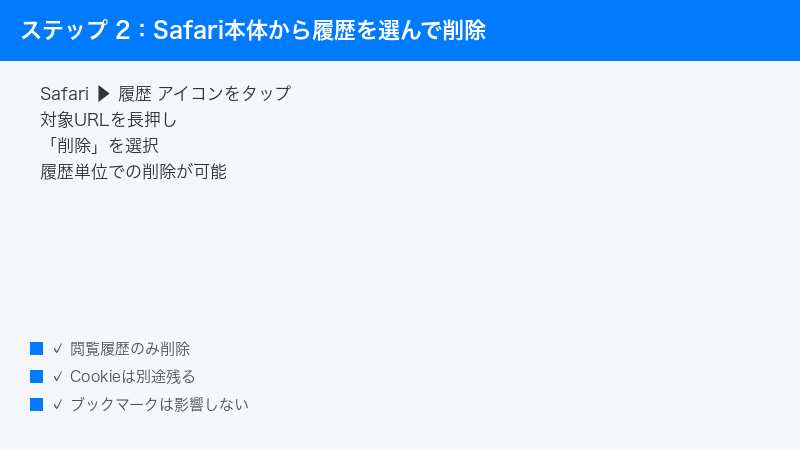 iPhone Safari History Long Press Delete URL Specific Site