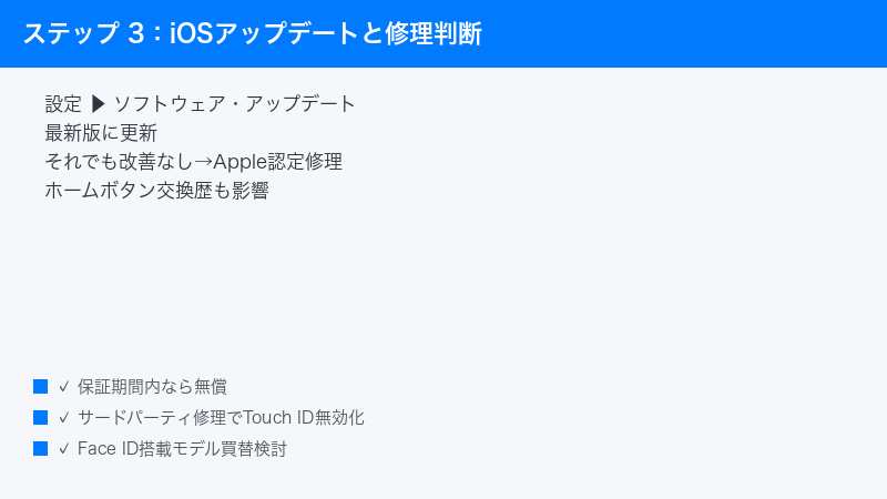 iPhone Settings Software Update Latest Apple Repair Touch ID Replacement