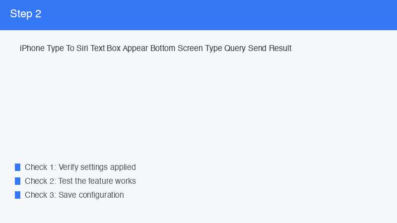 iPhone Type To Siri Text Box Appear Bottom Screen Type Query Send Result