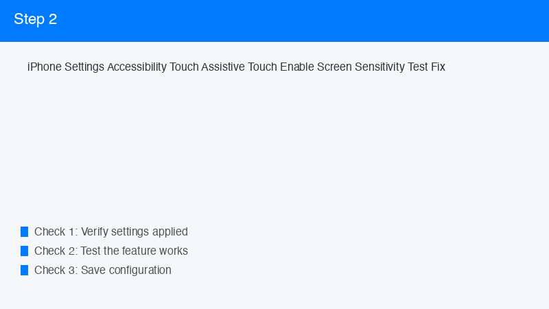 iPhone Settings Accessibility Touch Assistive Touch Enable Screen Sensitivity Te