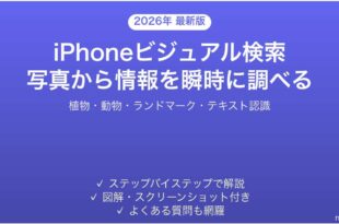 iPhoneビジュアル検索Visual Look Upの使い方ガイド