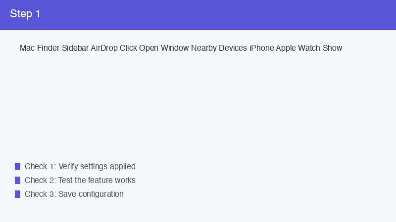 Mac Finder Sidebar AirDrop Click Open Window Nearby Devices iPhone Apple Watch S