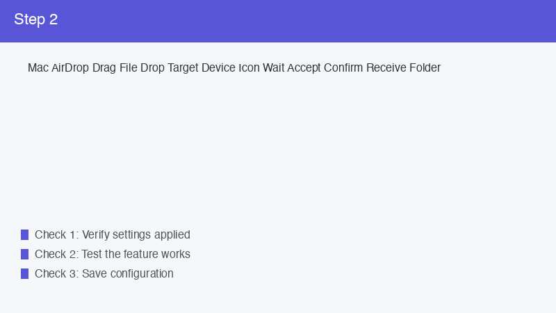 Mac AirDrop Drag File Drop Target Device Icon Wait Accept Confirm Receive Folder