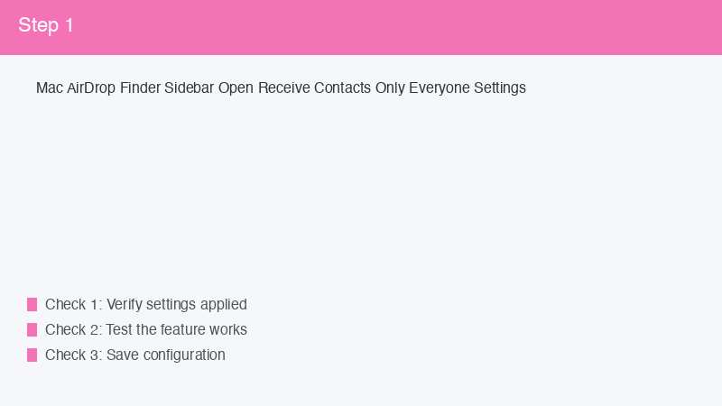 Mac AirDrop Finder Sidebar Open Receive Contacts Only Everyone Settings