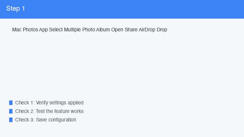 Mac Photos App Select Multiple Photo Album Open Share AirDrop Drop