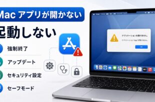 Macでアプリが開かない時の確認ポイント