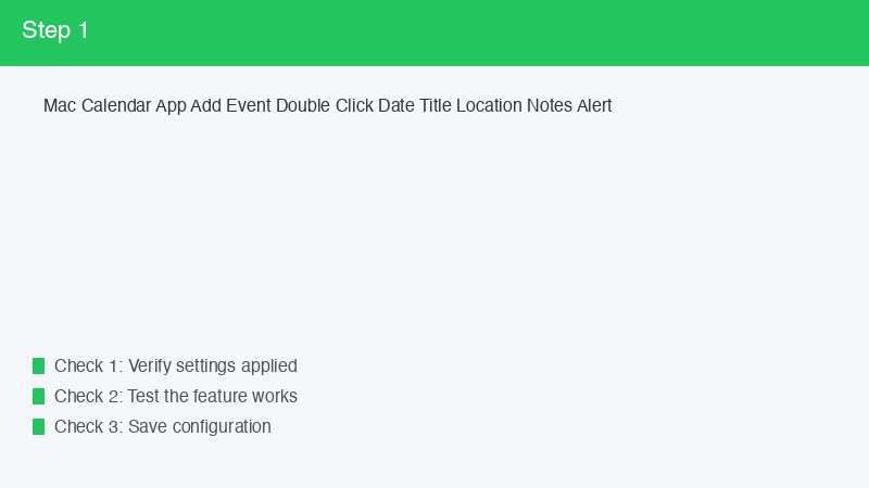 Mac Calendar App Add Event Double Click Date Title Location Notes Alert