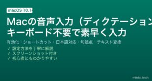 【2026年最新版】Macの音声入力（ディクテーション）完全ガイド【有効化・ショートカット・日本語対応・活用術】