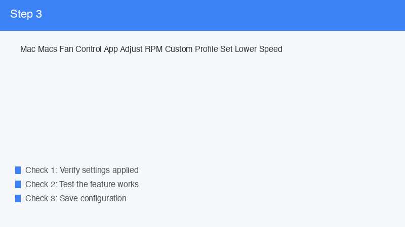 Mac Macs Fan Control App Adjust RPM Custom Profile Set Lower Speed