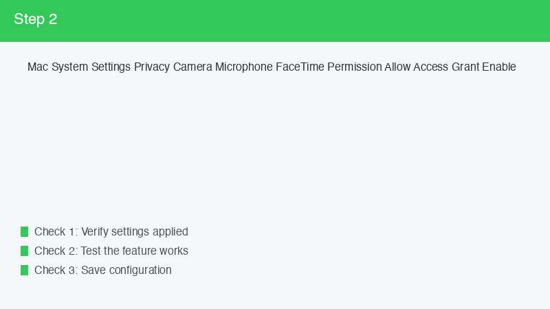 Mac System Settings Privacy Camera Microphone FaceTime Permission Allow Access G