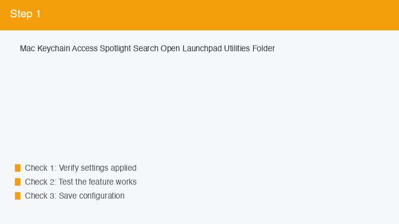 Mac Keychain Access Spotlight Search Open Launchpad Utilities Folder