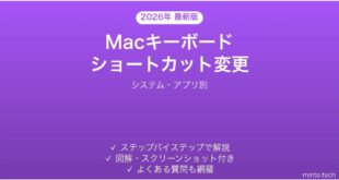 【2026年最新版】Macキーボードショートカットのカスタマイズ完全ガイド