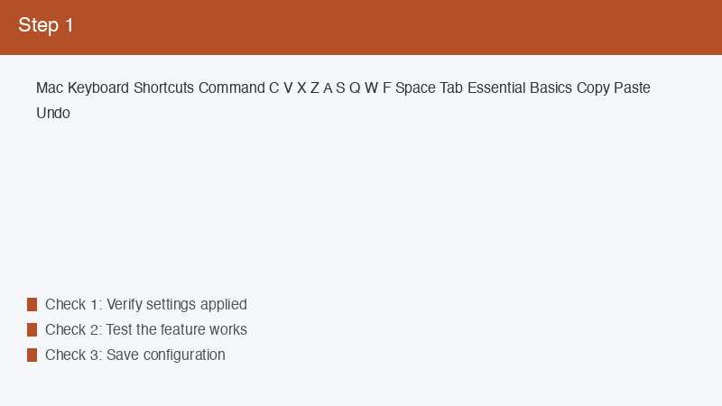 Mac Keyboard Shortcuts Command C V X Z A S Q W F Space Tab Essential Basics Copy