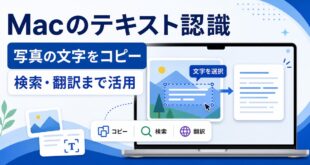 Macのテキスト認識で写真の文字を選択し、コピー、検索、翻訳まで活用する日本語アイキャッチ画像