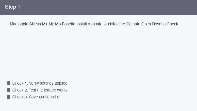 Mac Apple Silicon M1 M2 M3 Rosetta Install App Intel Architecture Get Info Open 