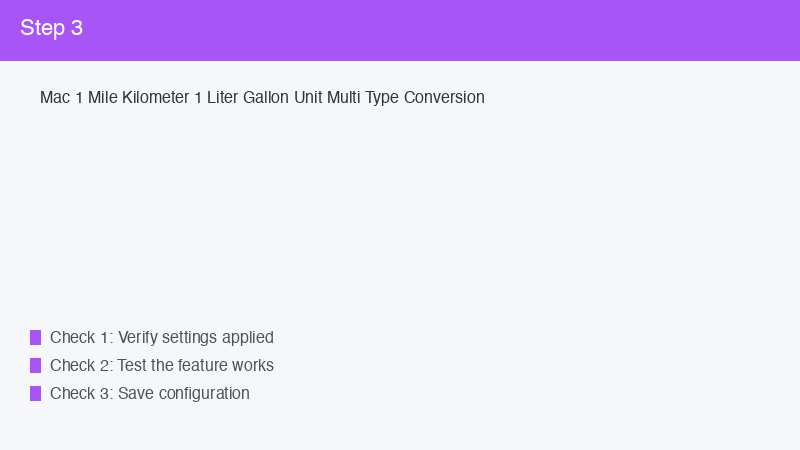 Mac 1 Mile Kilometer 1 Liter Gallon Unit Multi Type Conversion
