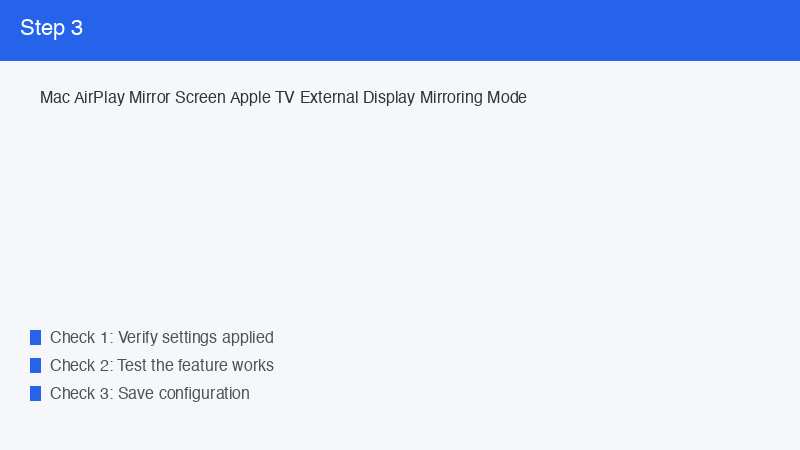 Mac AirPlay Mirror Screen Apple TV External Display Mirroring Mode