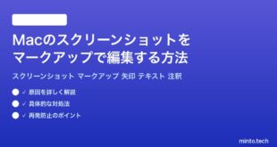 【2026年最新版】Macのスクリーンショットをマークアップで編集・注釈する方法完全ガイド