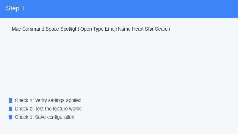 Mac Command Space Spotlight Open Type Emoji Name Heart Star Search
