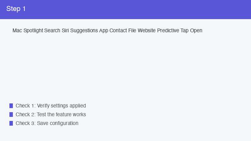 Mac Spotlight Search Siri Suggestions App Contact File Website Predictive Tap Op